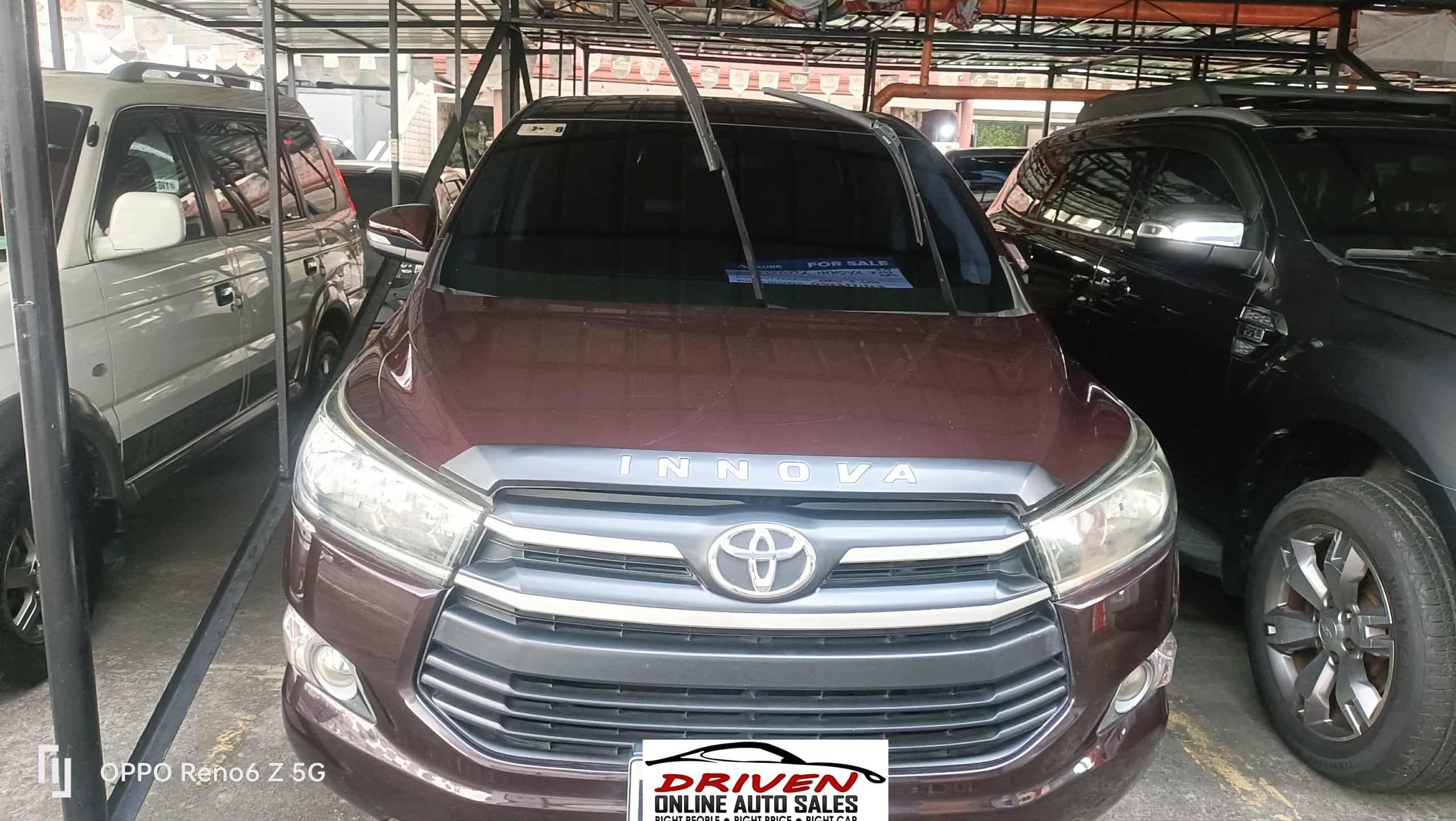 2017 TOYOTA INNOVA E  2.0 AT GAS - Image 1